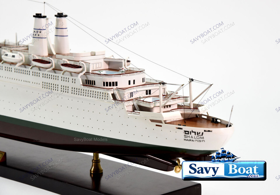 SS SHALOM LIGHTED STEAMSHIP