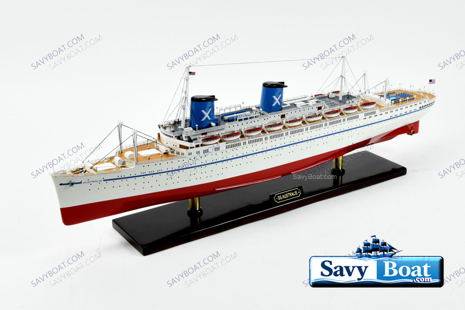 SS AUSTRALIS  LIGHTED STEAM SHIP