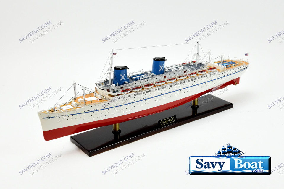 SS AUSTRALIS  LIGHTED STEAM SHIP