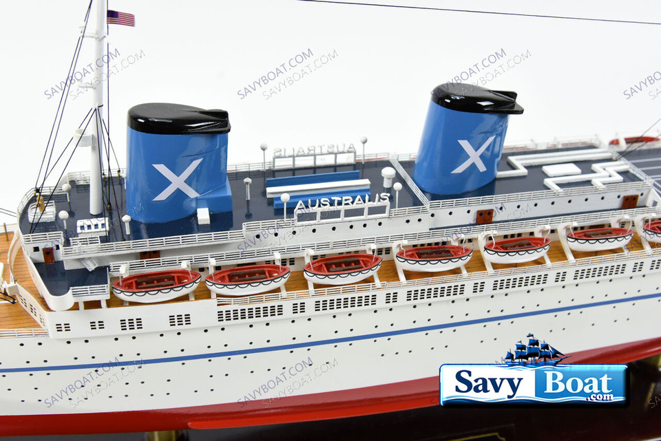 SS AUSTRALIS  LIGHTED STEAM SHIP