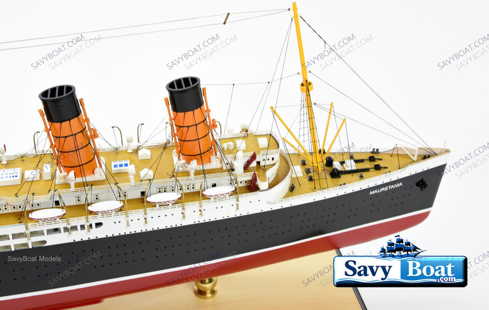 RMS MAURETANIA 38" LIGHTED OCEAN LINER