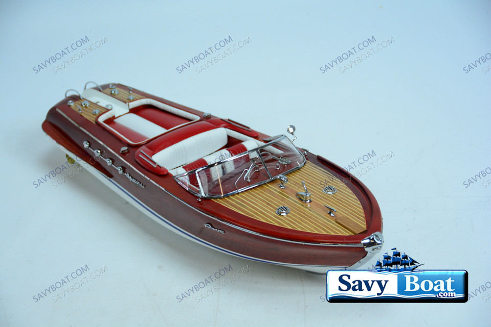 RIVA AQUARAMA LARGE 27" RED  CLASSIC  RUNABOUT