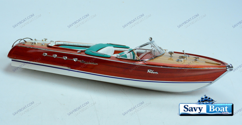 RIVA AQUARAMA LARGE 27" GREEN  CLASSIC  RUNABOUT