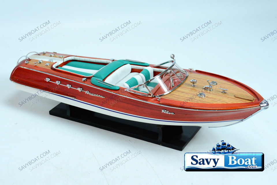 RIVA AQUARAMA LARGE 27" GREEN  CLASSIC  RUNABOUT