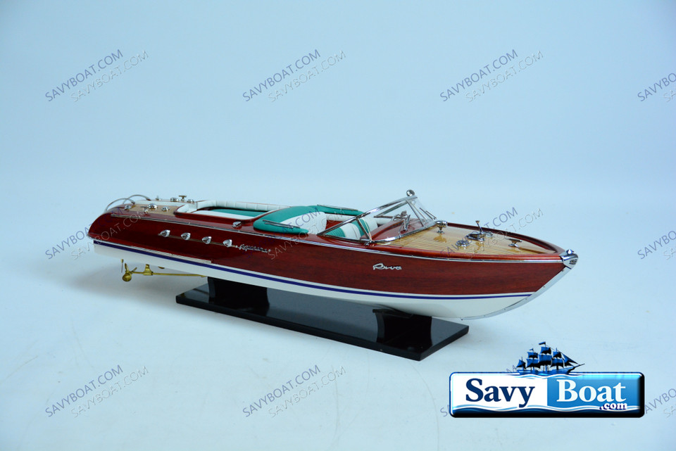 RIVA AQUARAMA LARGE 27" GREEN  CLASSIC  RUNABOUT
