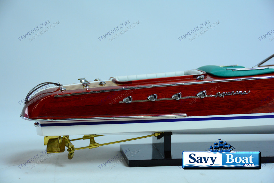 RIVA AQUARAMA LARGE 27" GREEN  CLASSIC  RUNABOUT