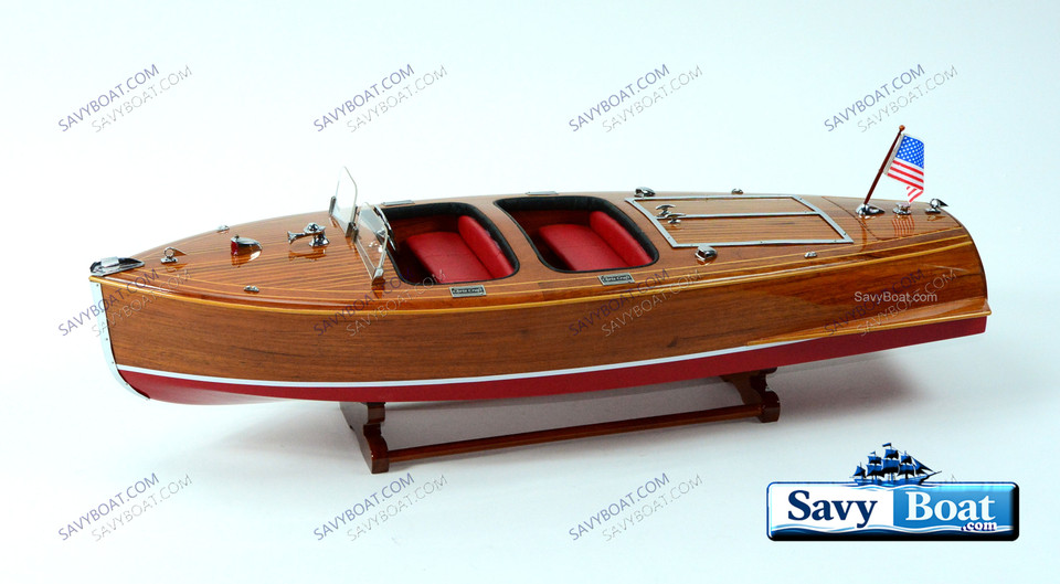 CHRIS CRAFT BARREL BACK 27" RC READY SPEED BOAT
