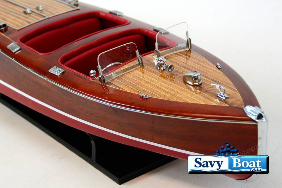 1940 CHRIS CRAFT BARREL BACK RC READY SPEED BOAT 34"