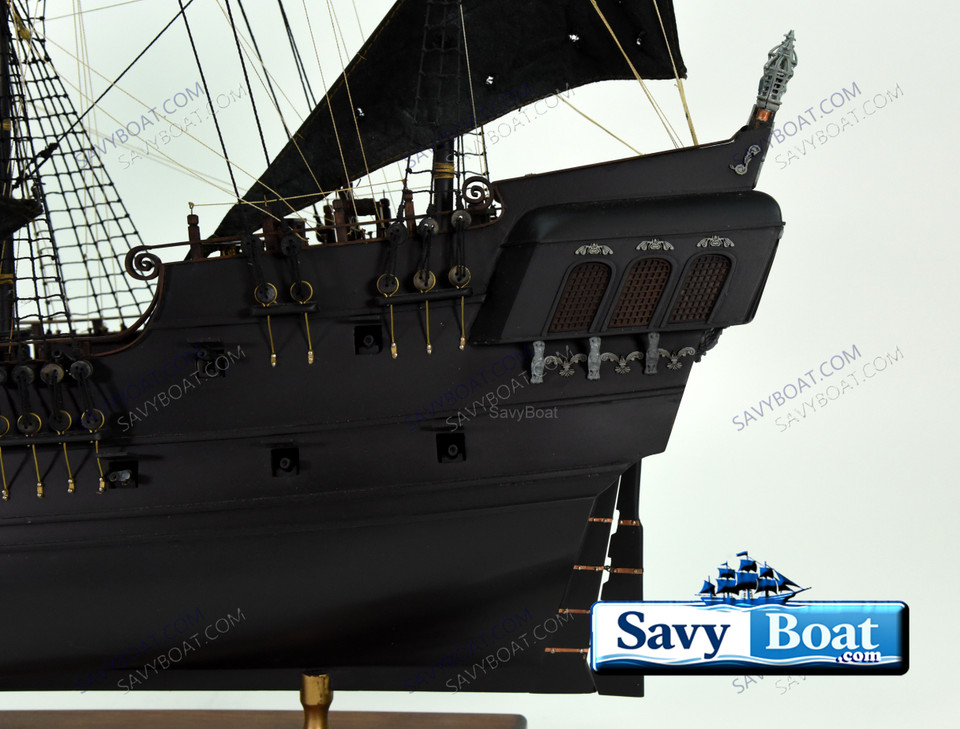 BLACK PEARL LIGHTED PIRATE SHIP 42"