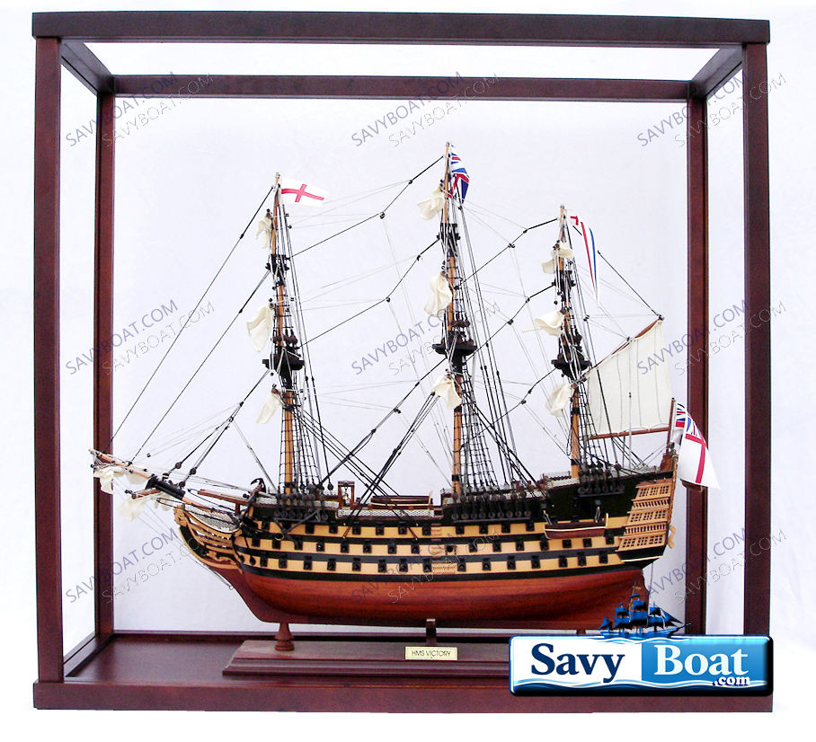 40" DISPLAY CASE FOR LARGE TALL SHIP
