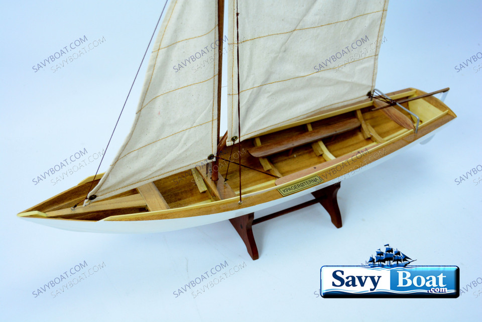 KRAGEROTERNA CLINKER BUILT 24" SAIL BOAT
