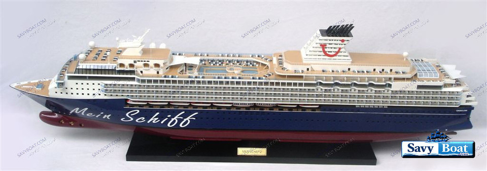 LARGE MEIN SCHIFF 2  LIGHTED CRUISE SHIP