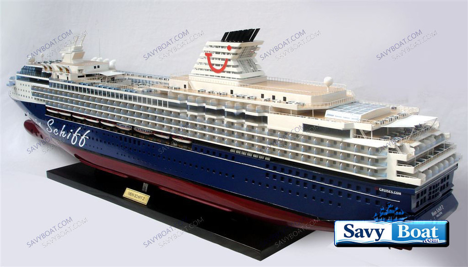 LARGE MEIN SCHIFF 2  LIGHTED CRUISE SHIP