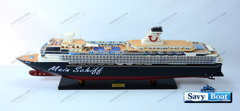 LARGE MEIN SCHIFF 2  LIGHTED CRUISE SHIP