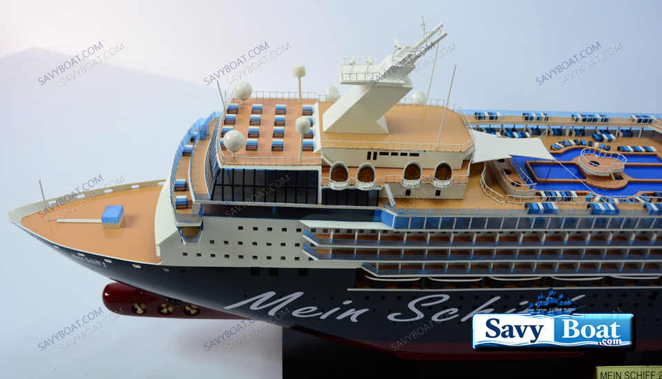 LARGE MEIN SCHIFF 2  LIGHTED CRUISE SHIP