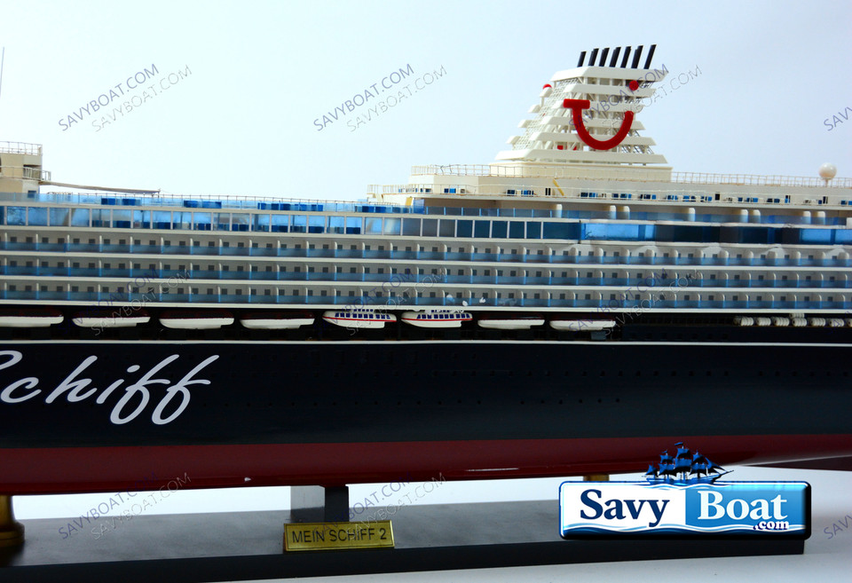 LARGE MEIN SCHIFF 2  LIGHTED CRUISE SHIP