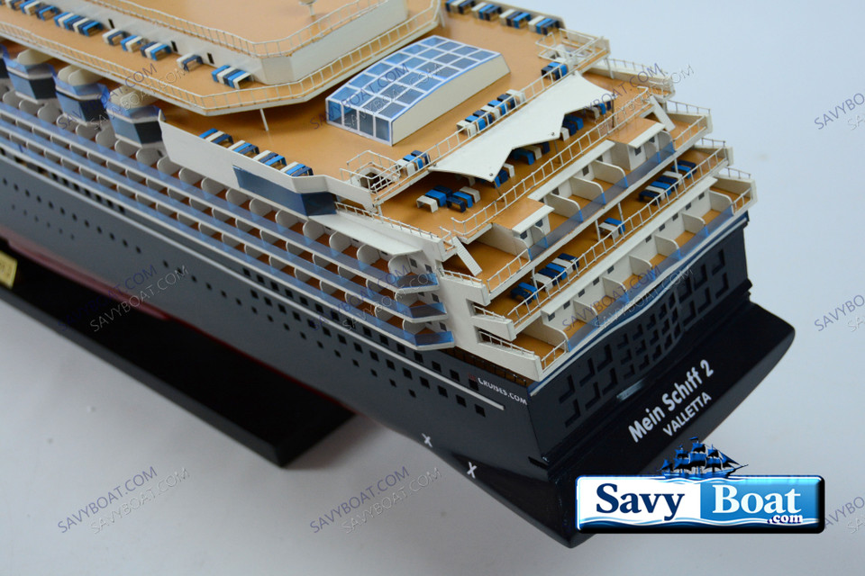 LARGE MEIN SCHIFF 2  LIGHTED CRUISE SHIP