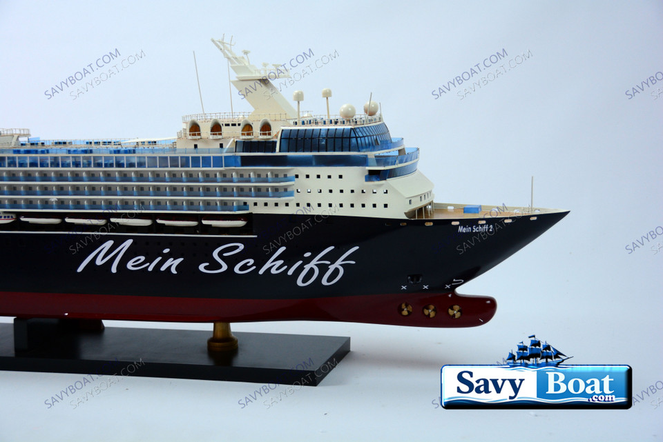 LARGE MEIN SCHIFF 2  LIGHTED CRUISE SHIP
