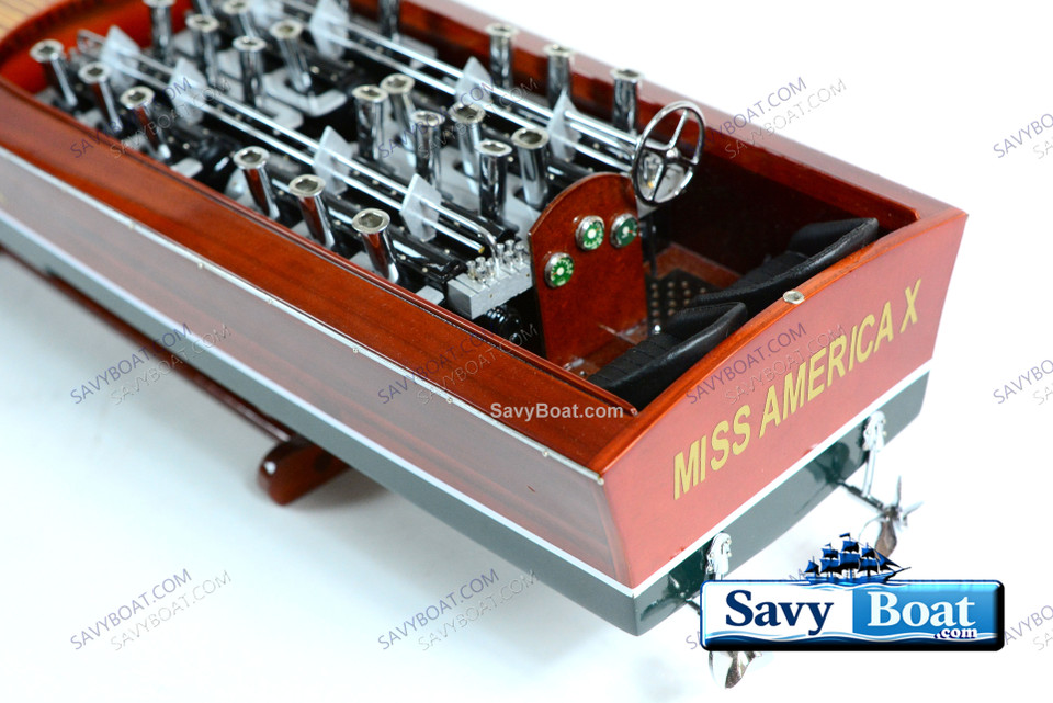 GAR WOOD'S MISS AMERICA X RACE BOAT