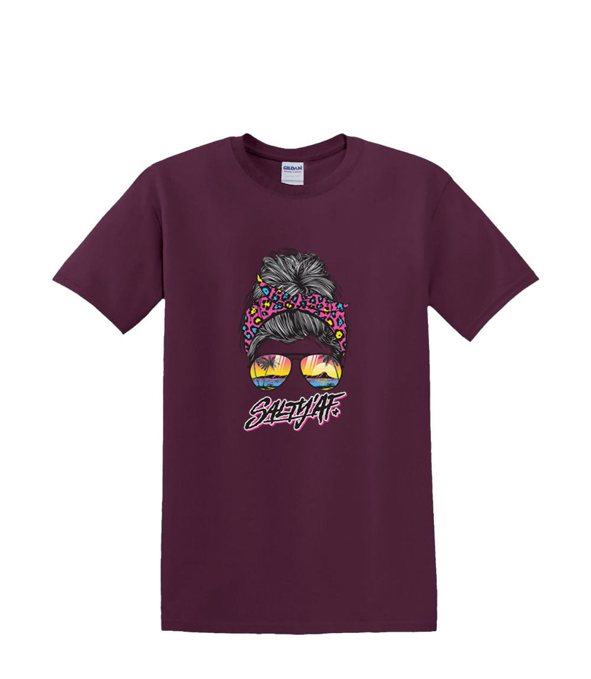 # MOM'S LIFE - SALTY AF   ADULT T-SHIRT