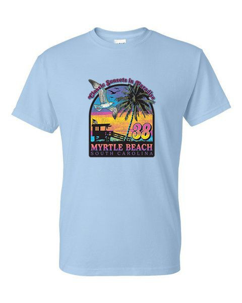 MYRTLE BEACH CLASSIC SUNSET ADULT T-SHIRT