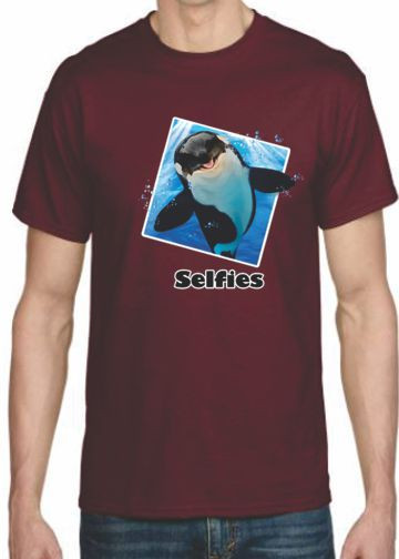 ORCA WAHALE SELFIE SOLAR TRANS  ADULT T-SHIRT
