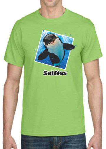 ORCA WAHALE SELFIE SOLAR TRANS  ADULT T-SHIRT
