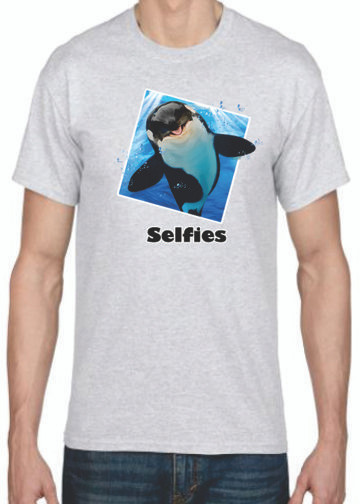 ORCA WAHALE SELFIE SOLAR TRANS  ADULT T-SHIRT