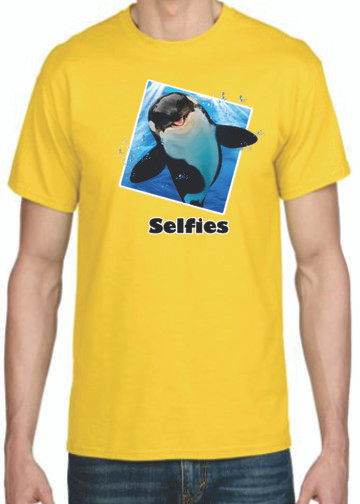 ORCA WAHALE SELFIE SOLAR TRANS  ADULT T-SHIRT