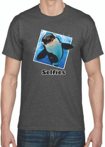 ORCA WAHALE SELFIE SOLAR TRANS  ADULT T-SHIRT