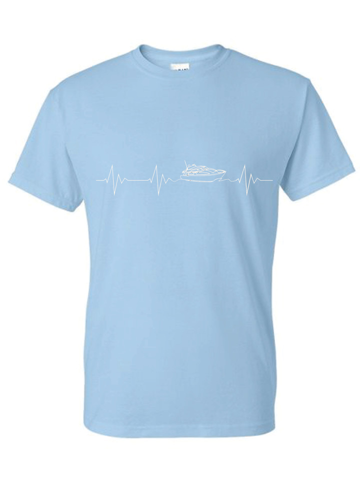 HEARTBEAT YACHT ADULT T-SHIRT