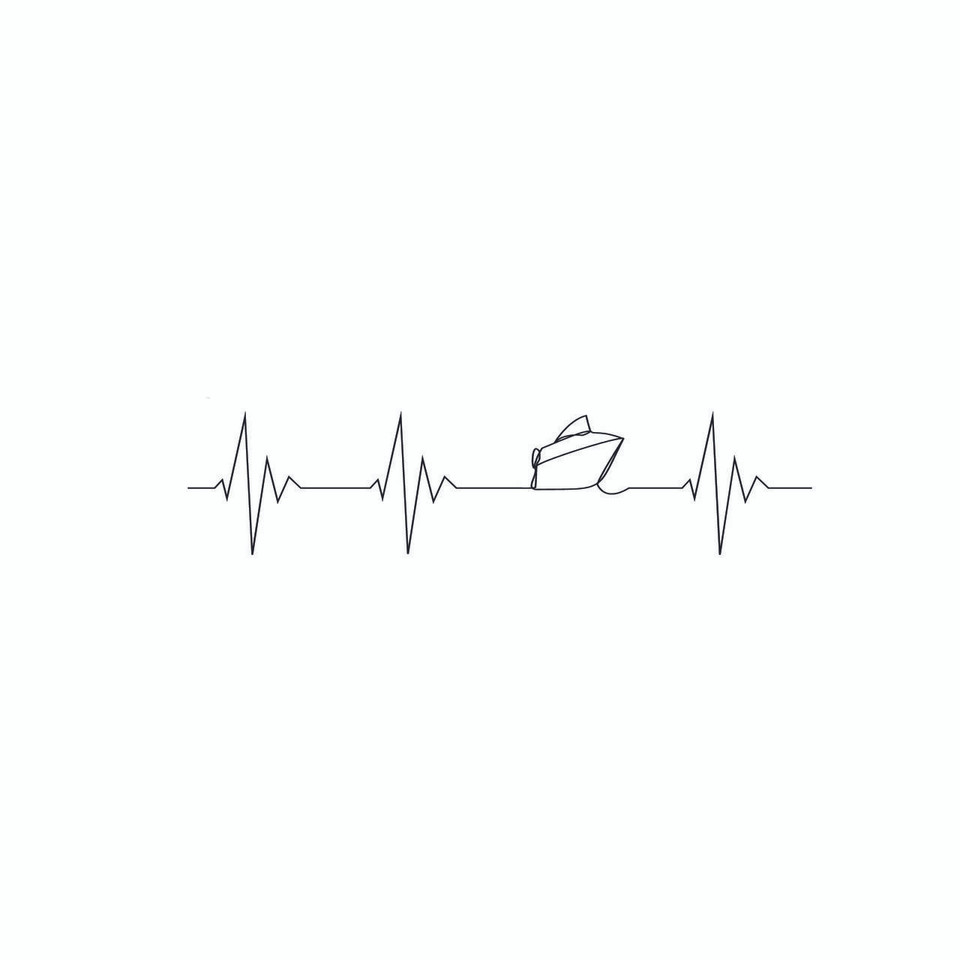 HEARTBEAT SPEEDBOAT (BRONZE)  ADULT T-SHIRT