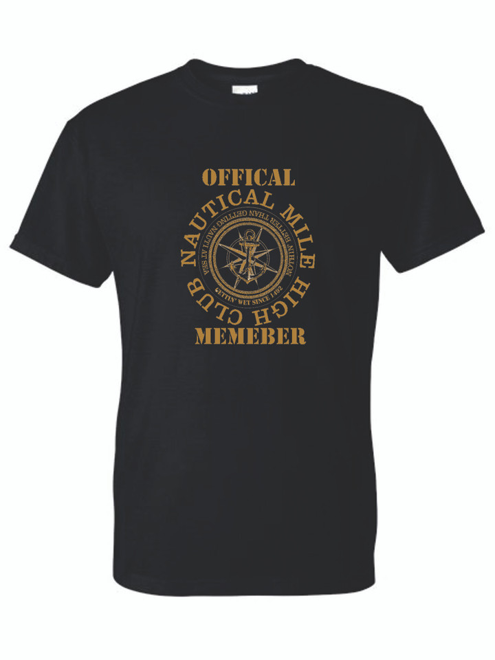 MEMBER NAUTICAL MILE HIGH CLUB (BRONZE) ADULT T-SHIRT