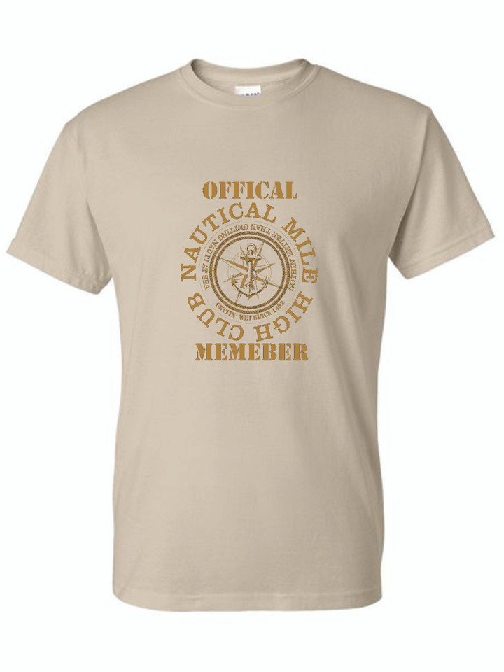 MEMBER NAUTICAL MILE HIGH CLUB (BRONZE) ADULT T-SHIRT