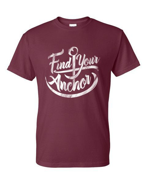 FIND YOUR ANCHOR  ADULT T-SHIRT
