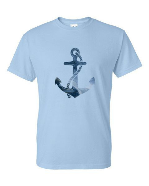 BLUE ANCHOR HAPPINESS ADULT T-SHIRT
