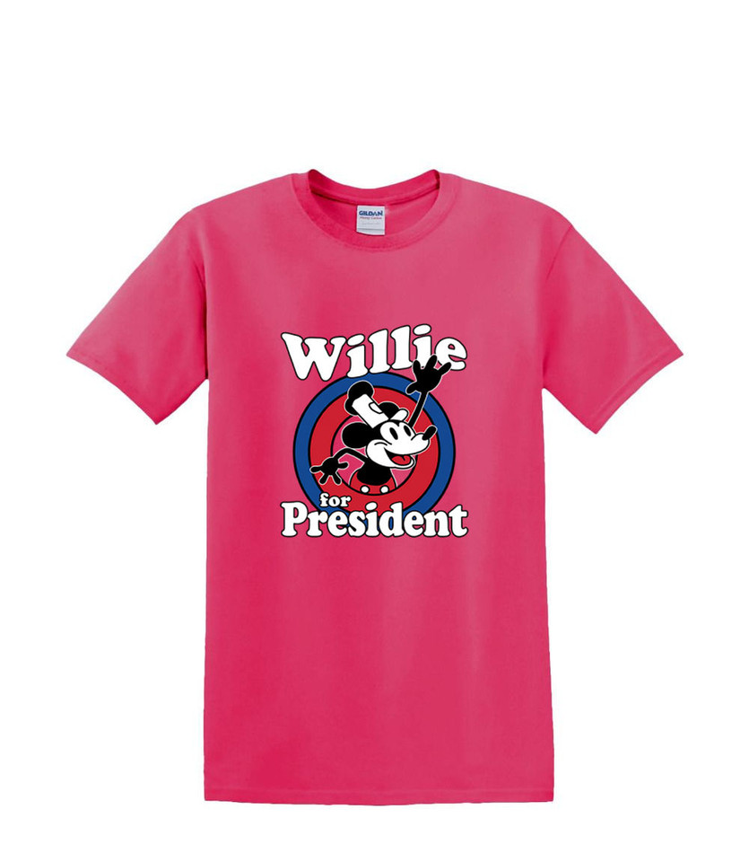 STEAMBOAT WILLIE FOR PRESIDENT T-SHIRT