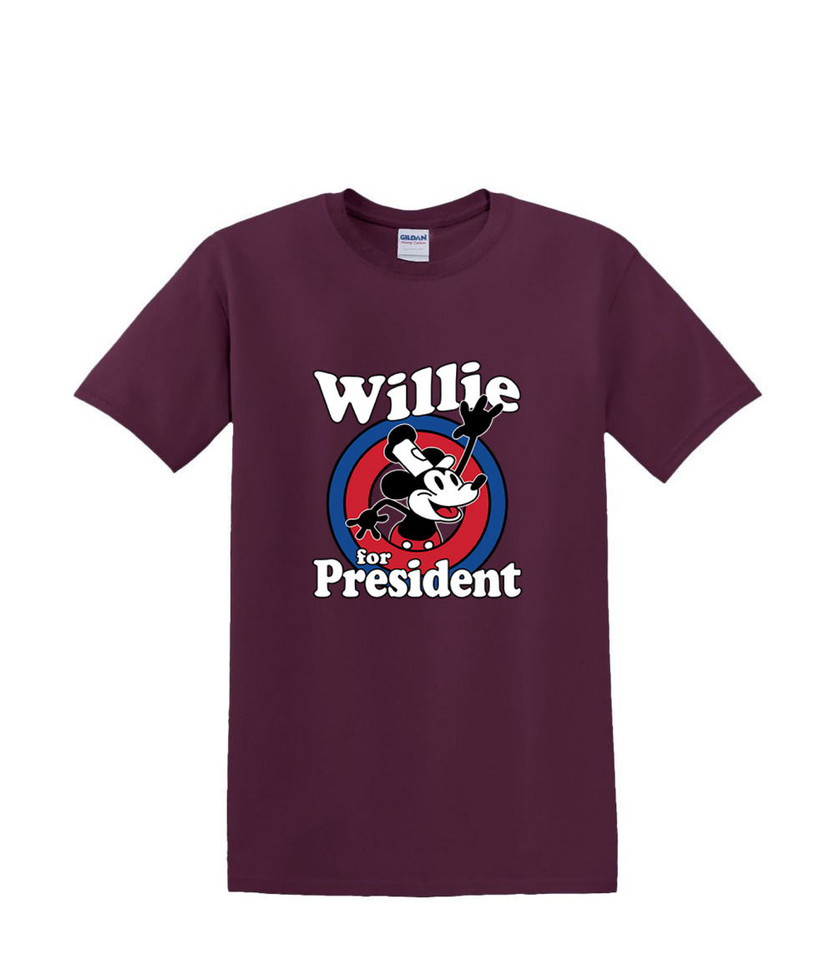 STEAMBOAT WILLIE FOR PRESIDENT T-SHIRT