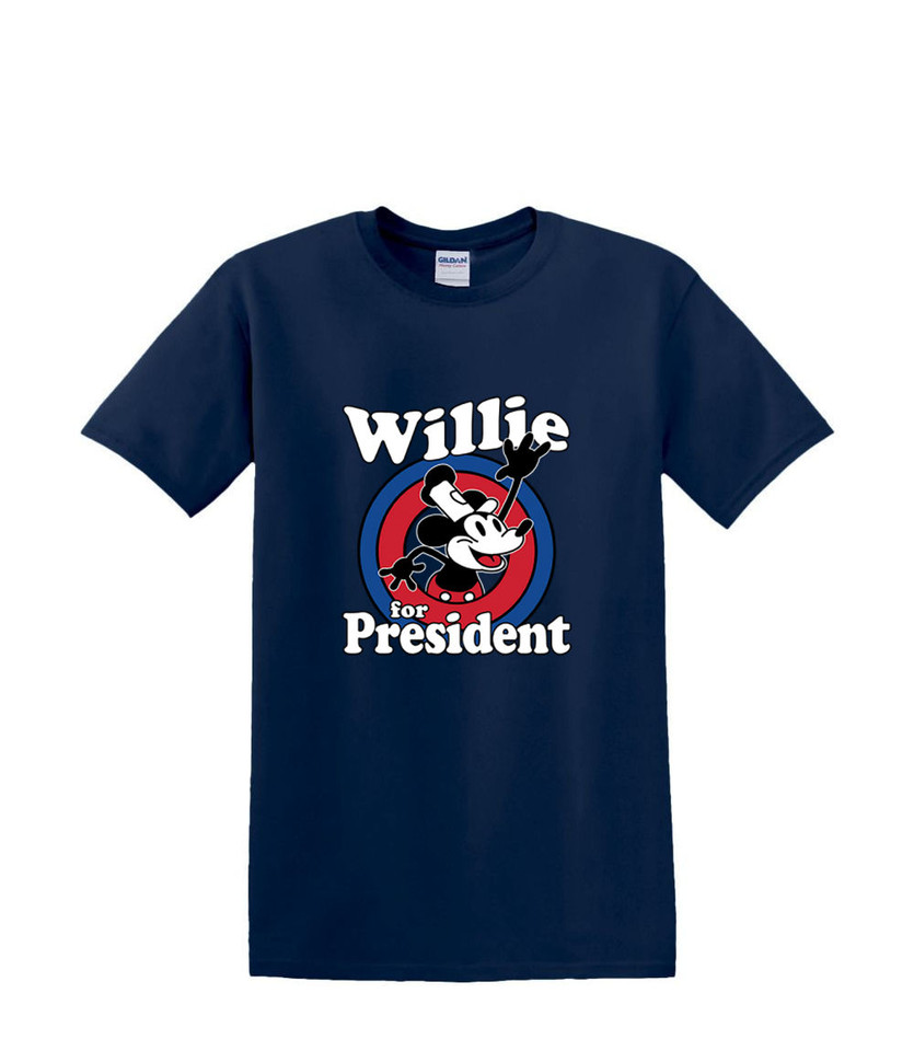 STEAMBOAT WILLIE FOR PRESIDENT T-SHIRT