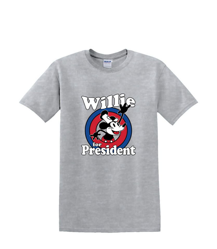 STEAMBOAT WILLIE FOR PRESIDENT T-SHIRT