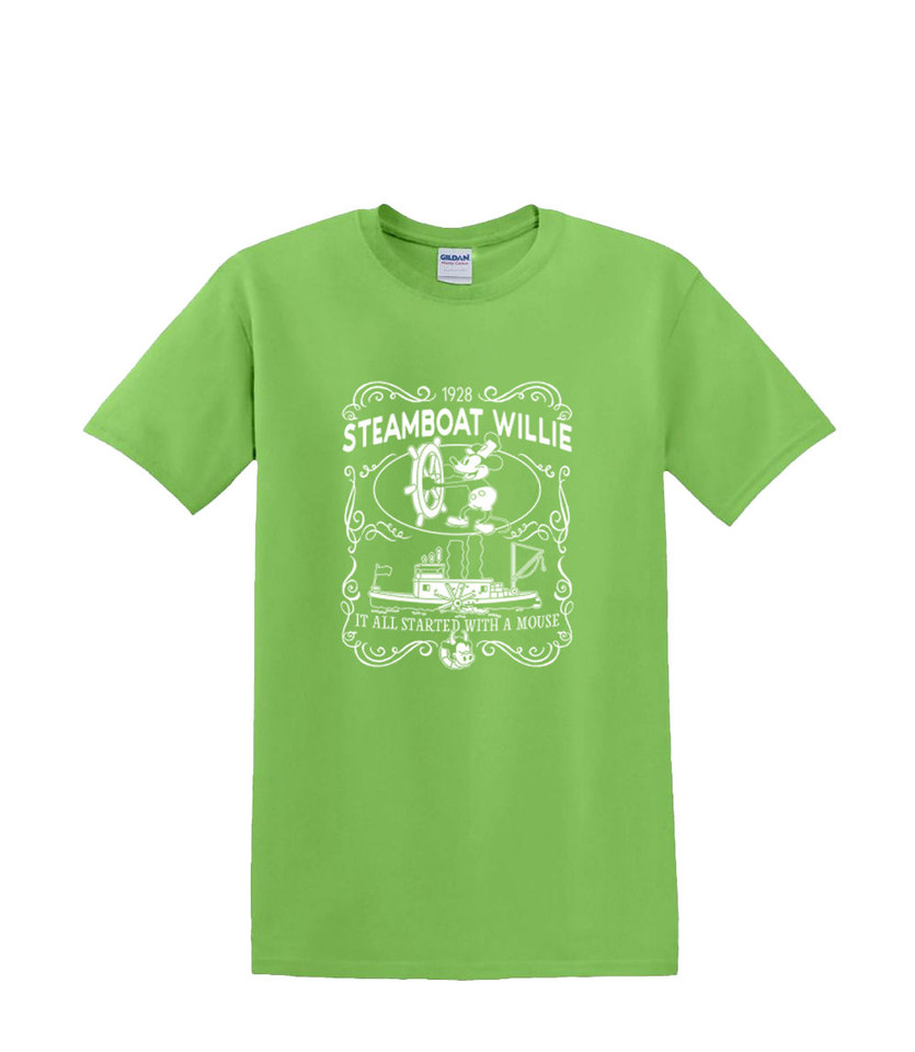 STEAMBOAT WILLIE VINTAGE LABEL T-SHIRT