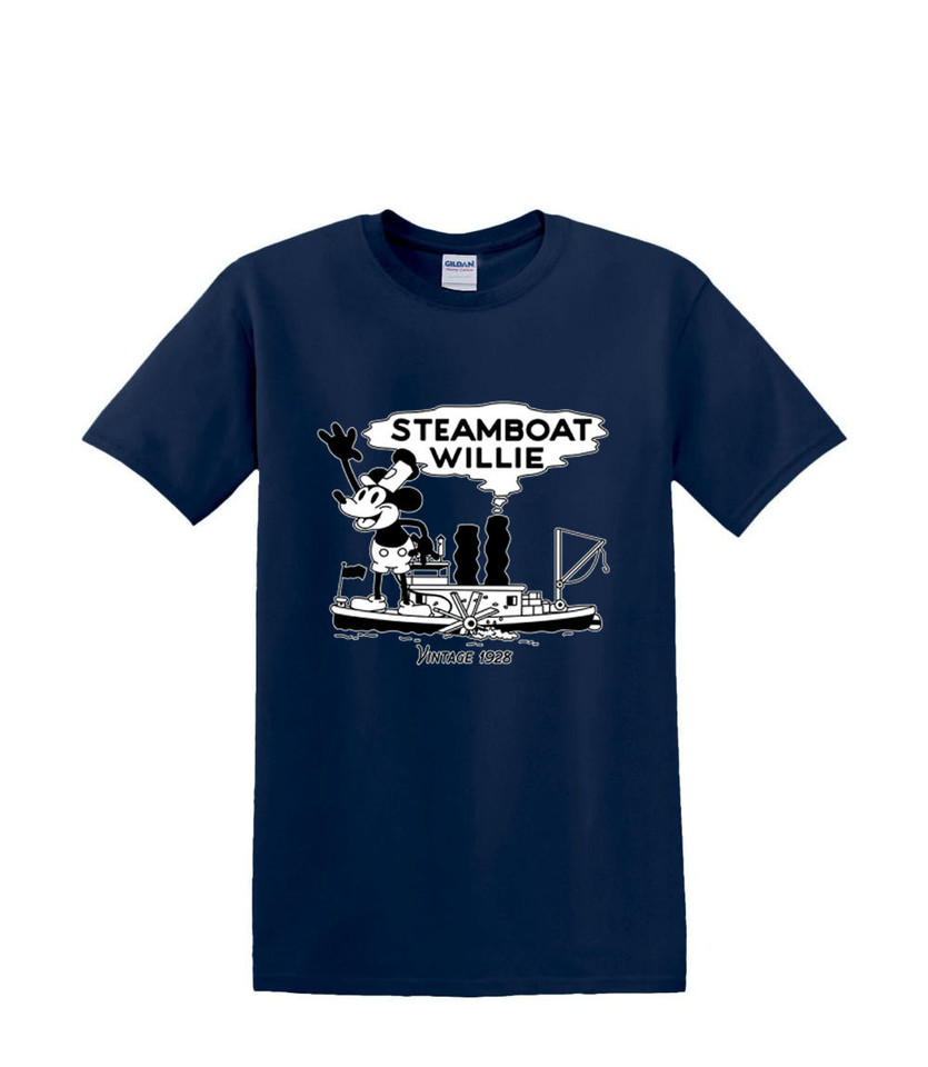 STEAMBOAT WILLIE VINTAGE NAUTICAL T-SHIRT