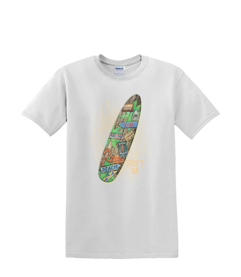 SURF BOARD COLOR T-SHIRT
