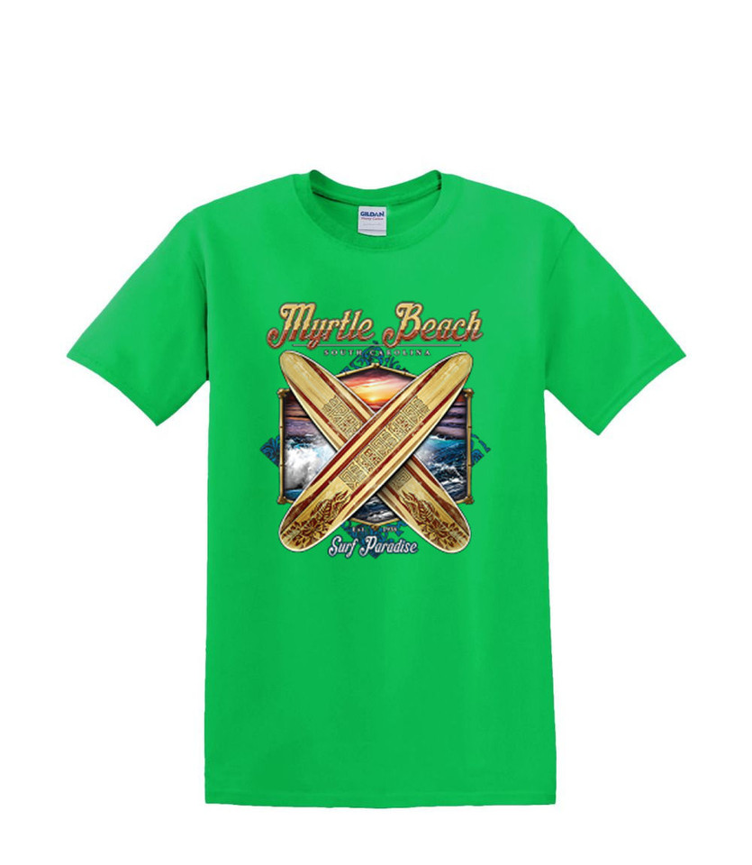 MYRTLE BEACH SURF PARADISE  T-SHIRT