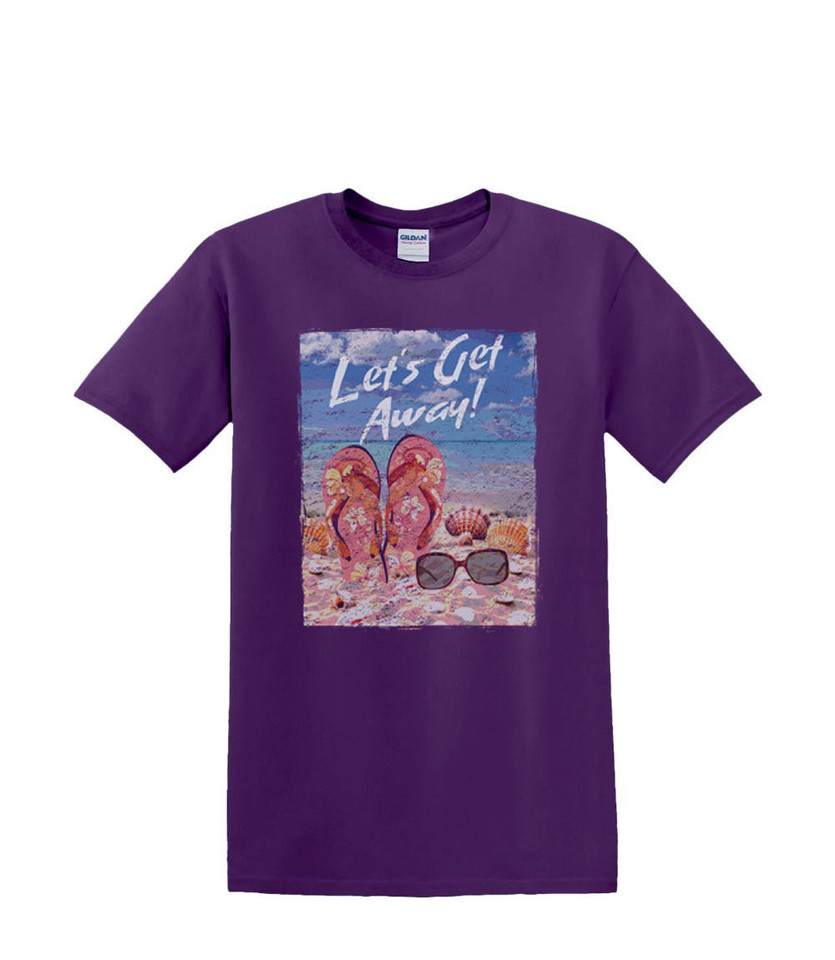 LET'S GET AWAY BEACH T-SHIRT