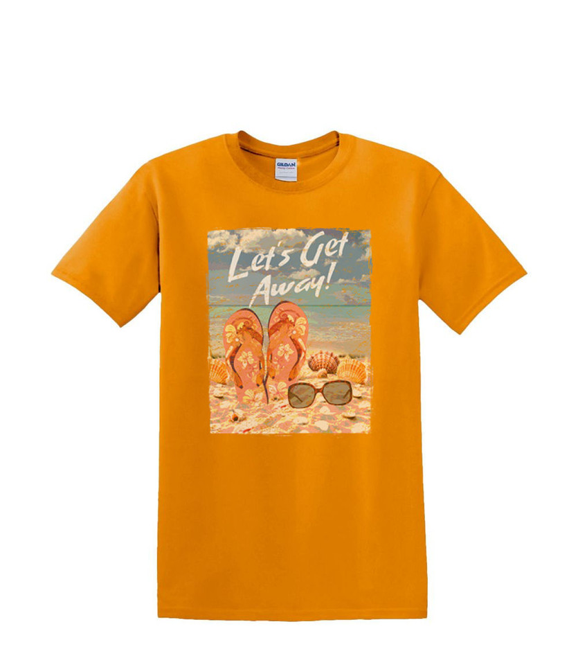 LET'S GET AWAY BEACH T-SHIRT
