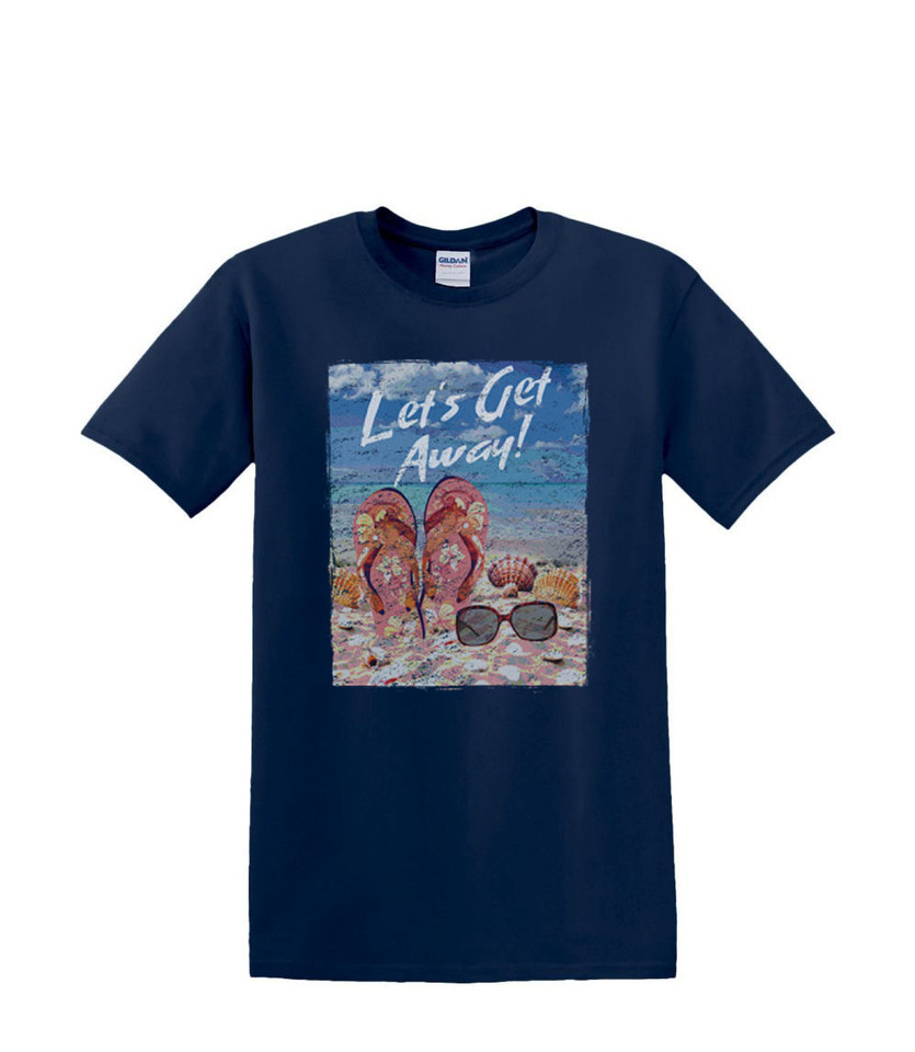 LET'S GET AWAY BEACH T-SHIRT