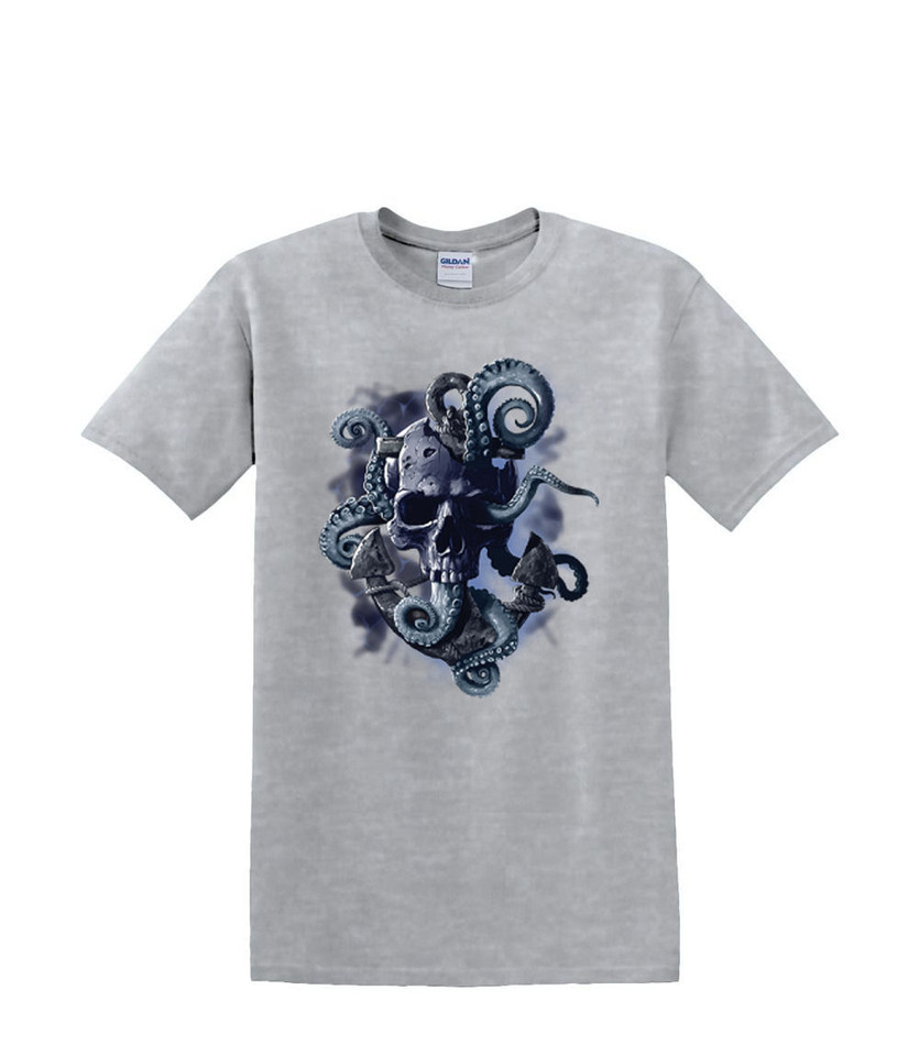 OCTOPUS SKULL T-SHIRT