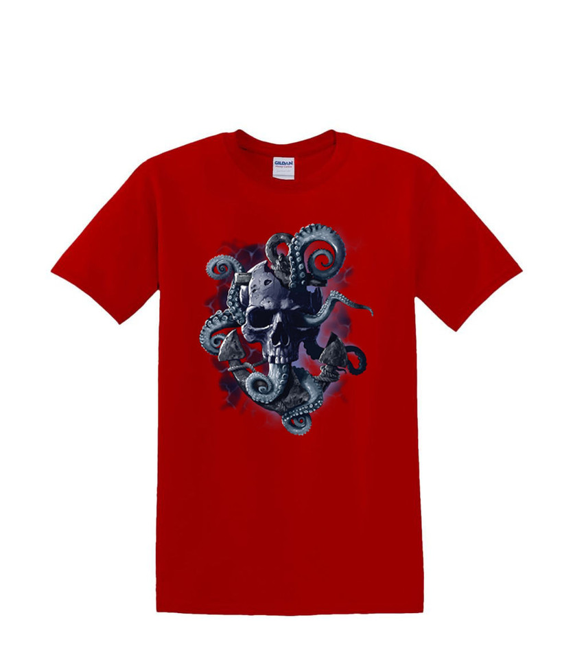 OCTOPUS SKULL T-SHIRT