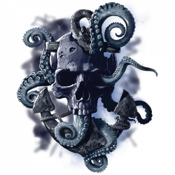 OCTOPUS SKULL T-SHIRT